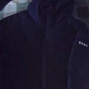 DKNY Dark Jacket with Hood